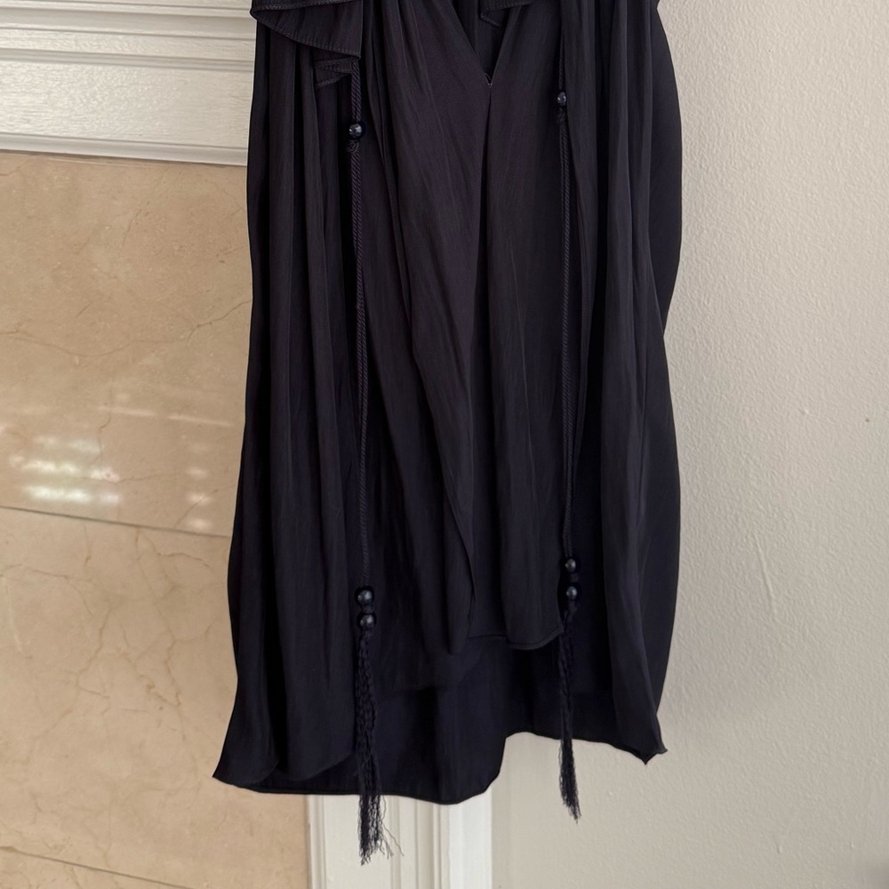 Lanvin Midnight Ruffled Blouse - Picture 5 of 5